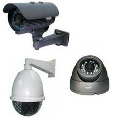 Bullet and Dome CCTV cameras